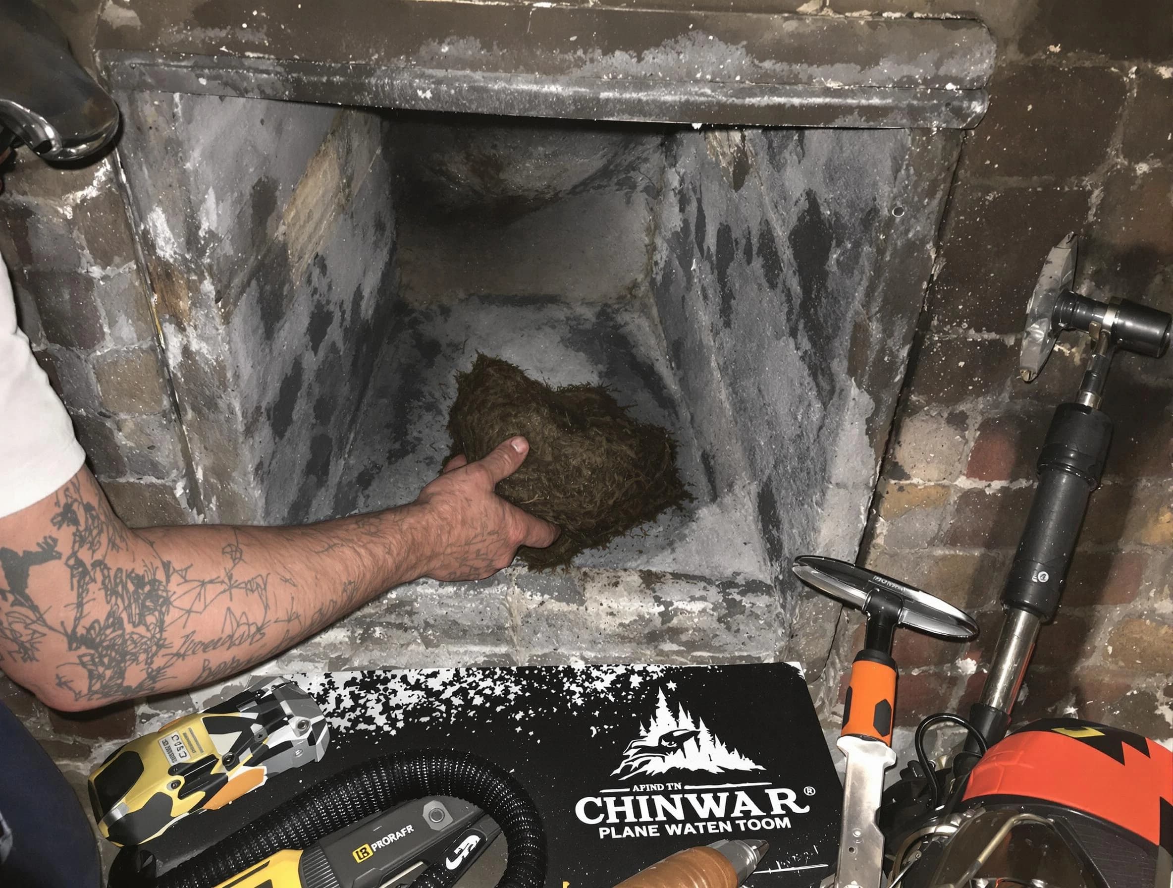 Pleasant Grove Chimney Sweep safely removing debris and screening chimney in Pleasant Grove, UT
