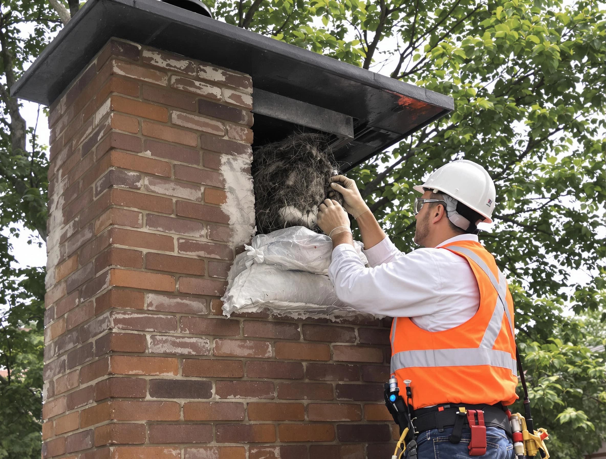 Humane removal of debris and animals by Pleasant Grove Chimney Sweep in Pleasant Grove, UT