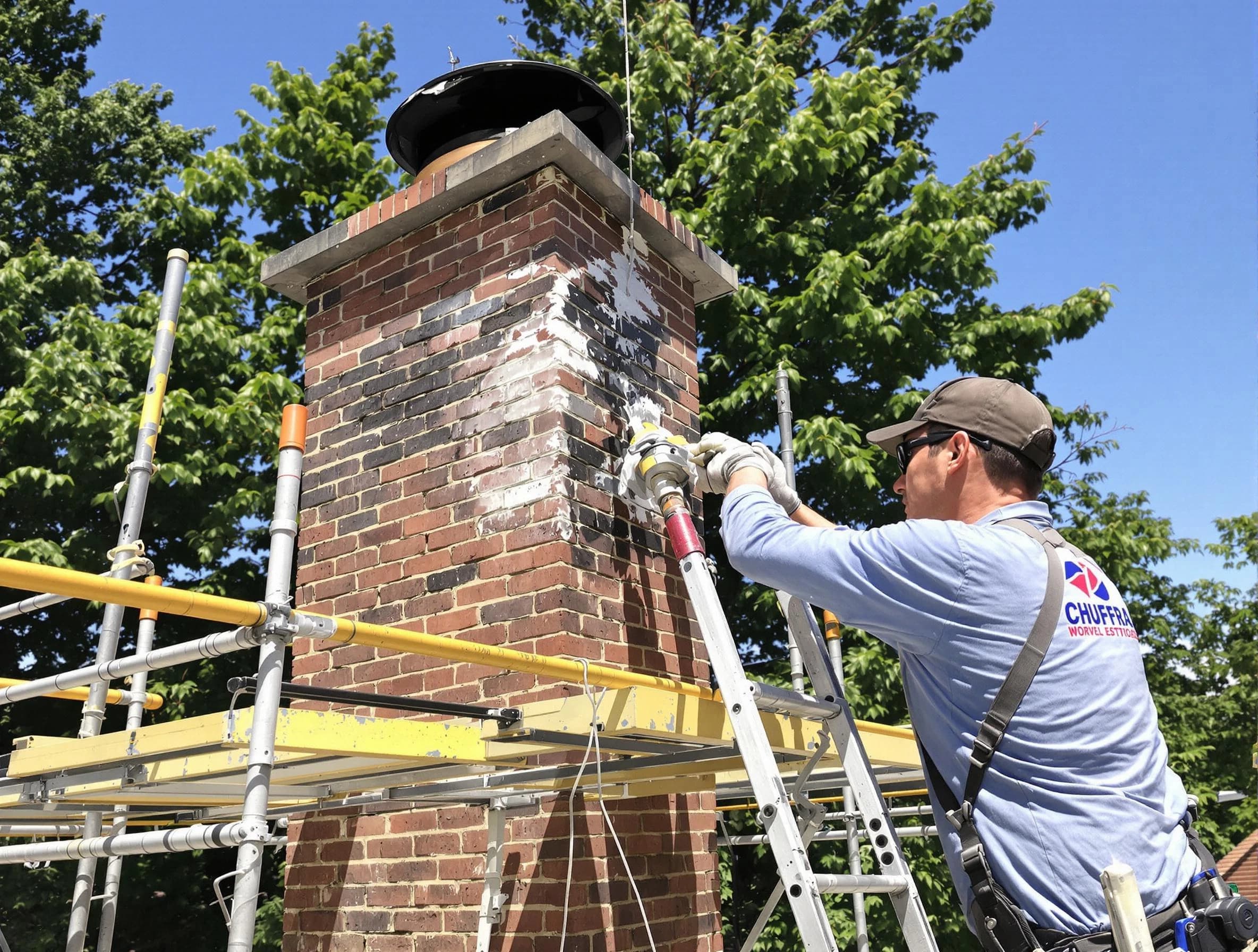 Structural chimney repair by Pleasant Grove Chimney Sweep in Pleasant Grove, UT