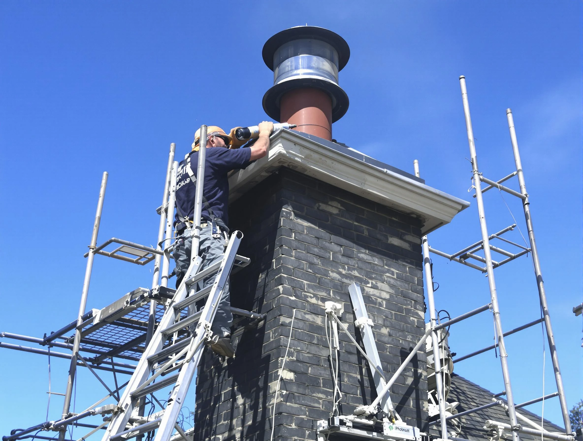 Sturdy chimney crown finished by Pleasant Grove Chimney Sweep in Pleasant Grove, UT